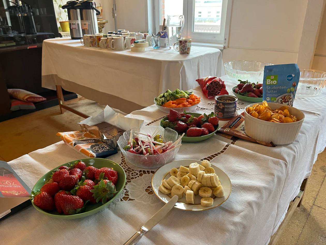 We always make a buffet together