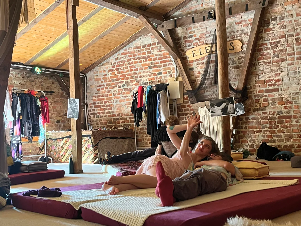 A moment from the sex-positive sexuality retreat in Berlin