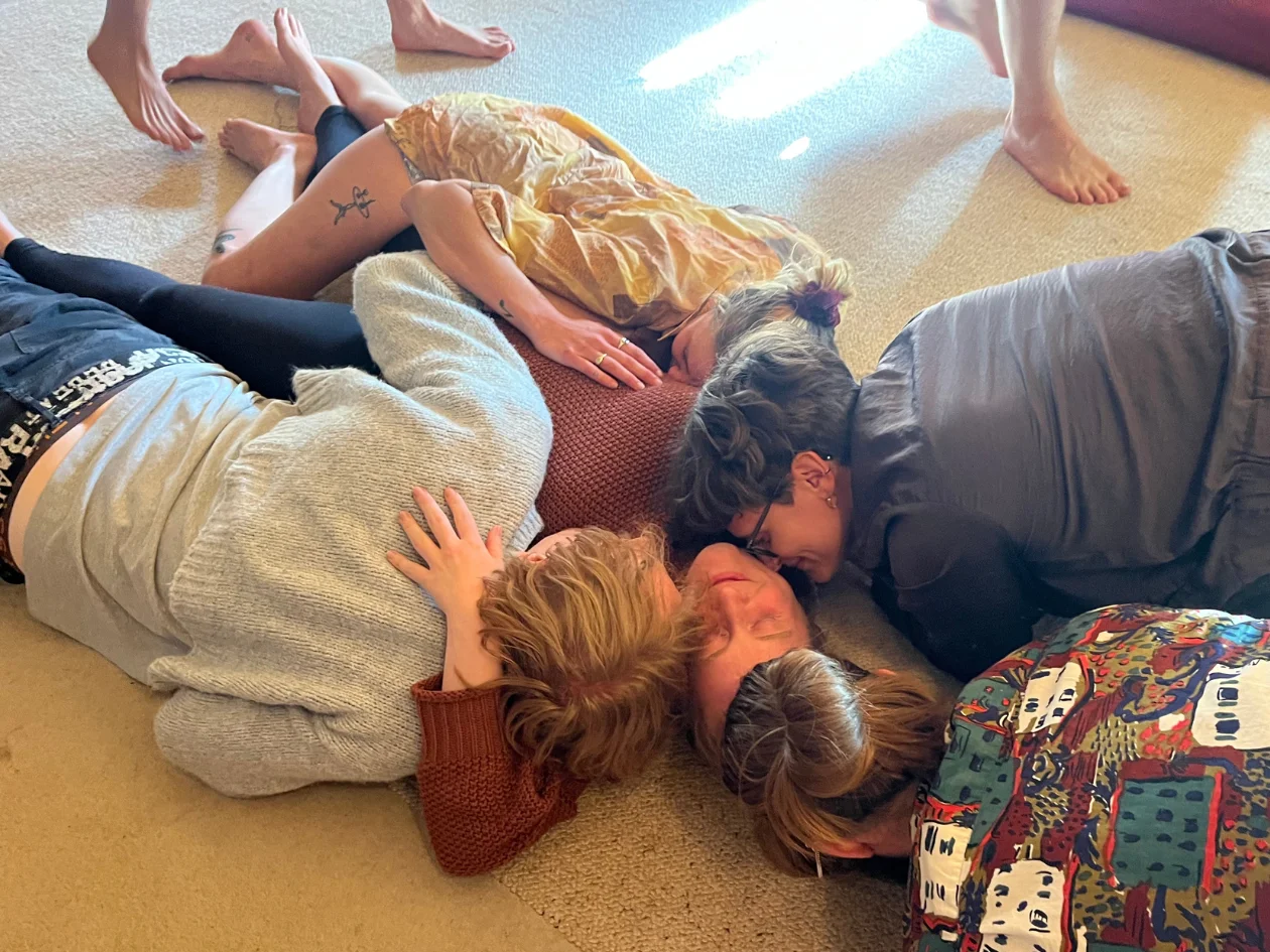 A session during the sexuality training retreat in Berlin