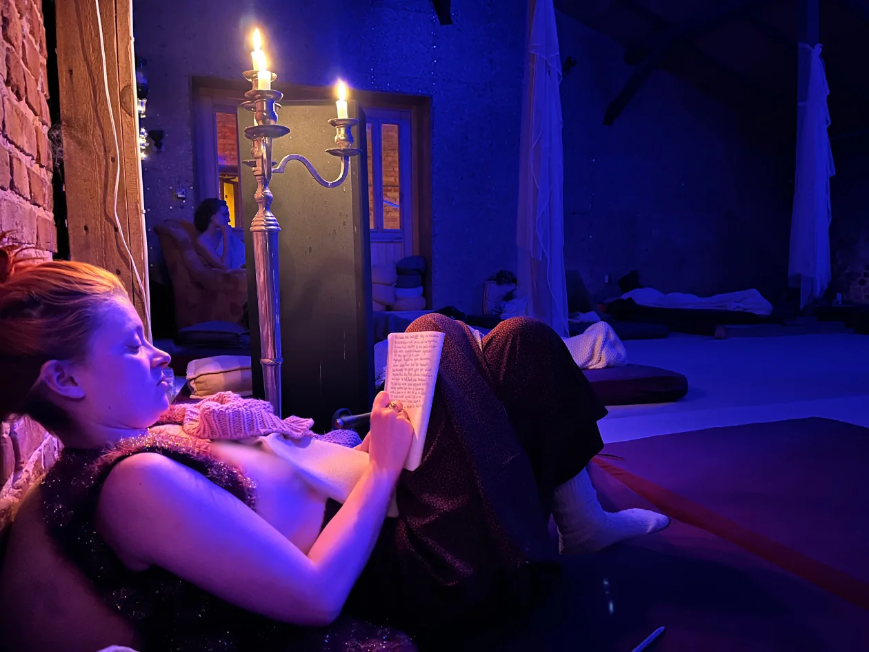 Journaling activity at the sensual sexuality retreat in Berlin